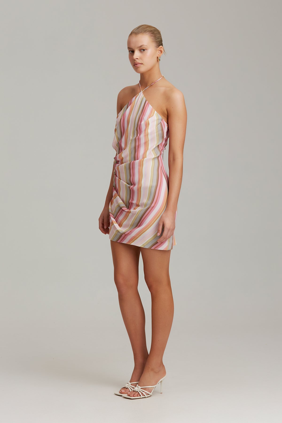 C/MEO Collective - Sincerely Mini Dress - Soft Stripe