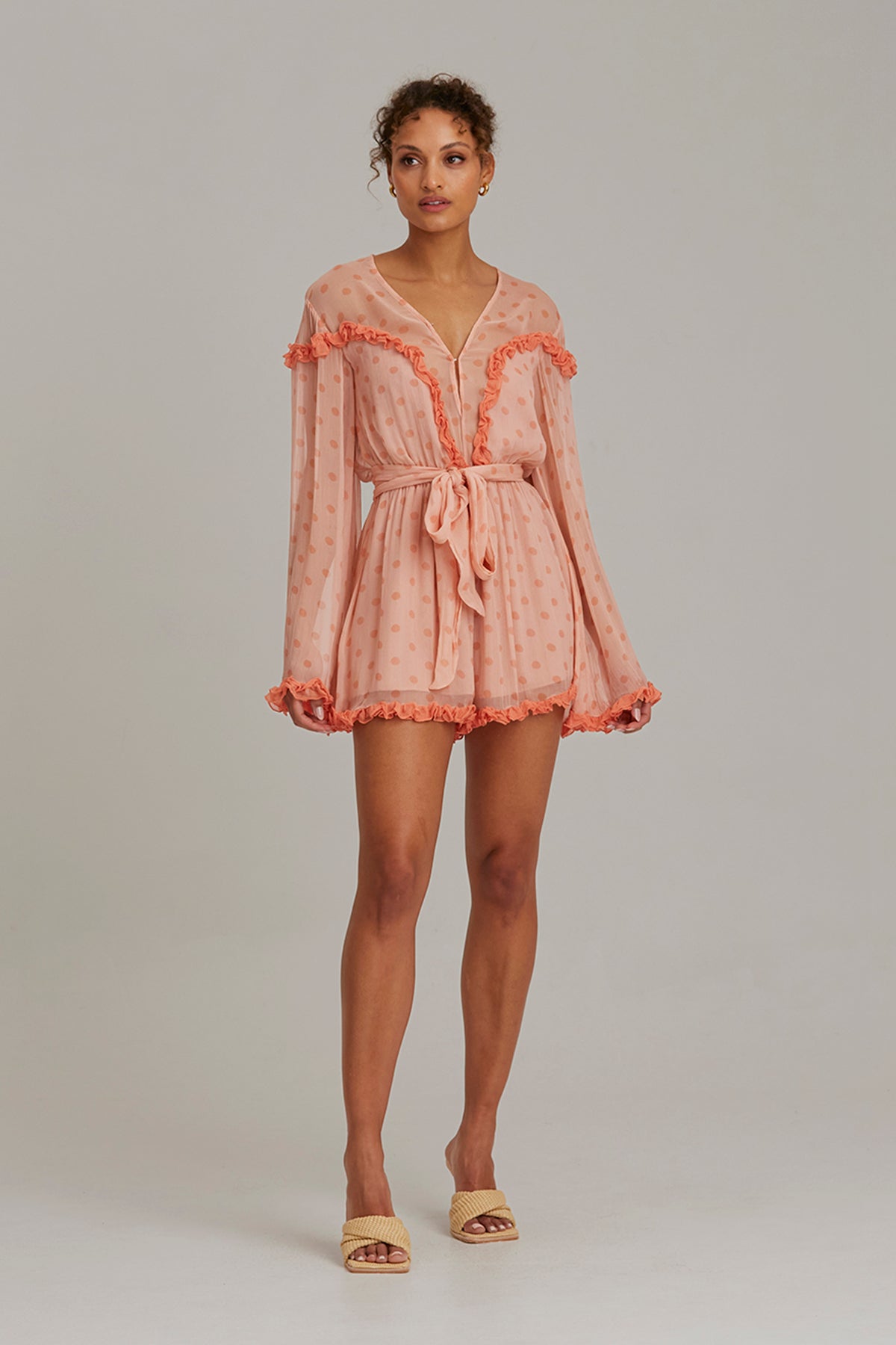 Keepsake - Amica-Clearway Playsuit - Apricot Spot