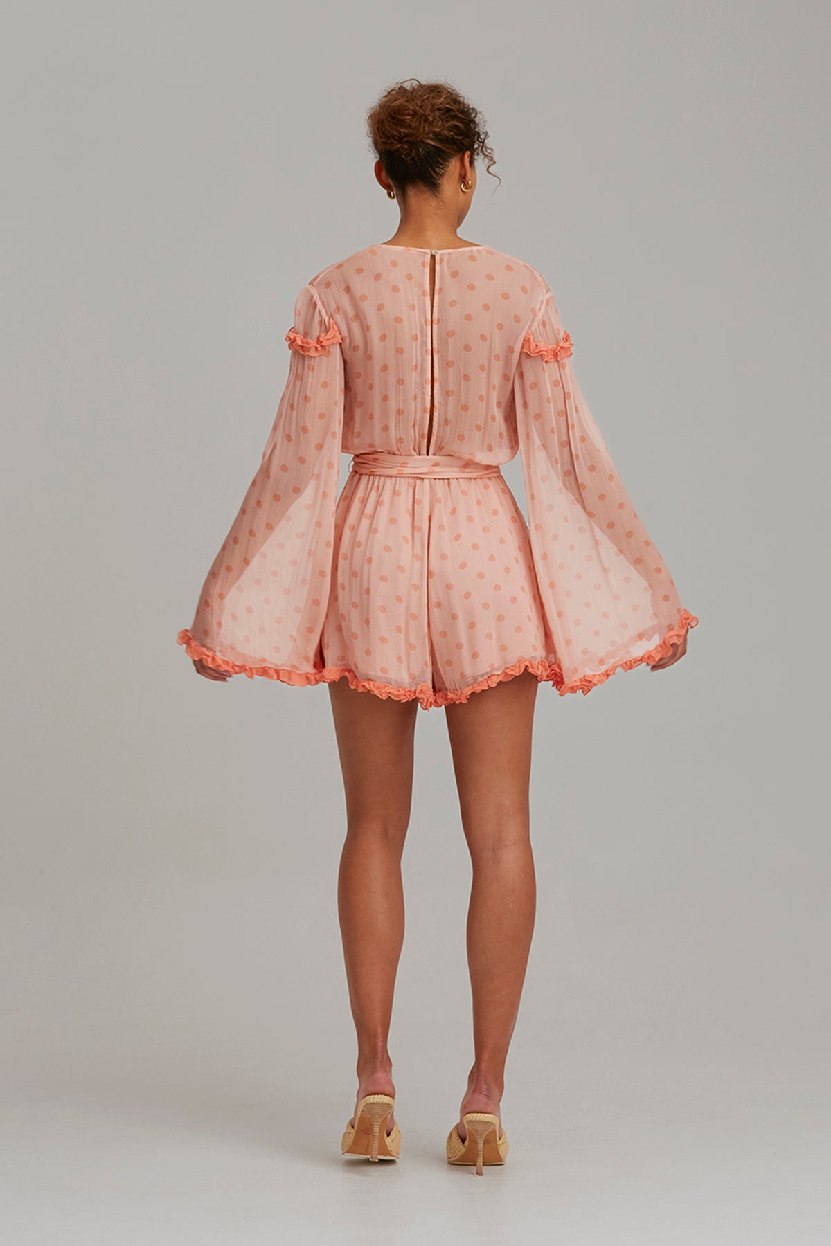 Keepsake - Amica-Clearway Playsuit - Apricot Spot