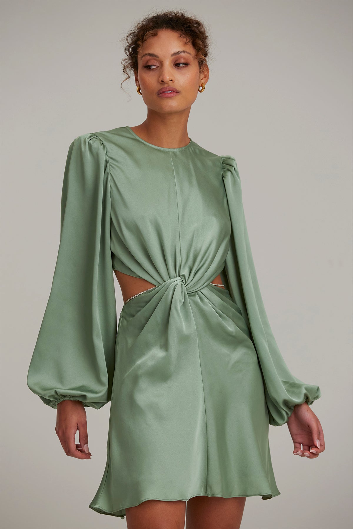 Keepsake - Momento LS Mini Dress - Jade