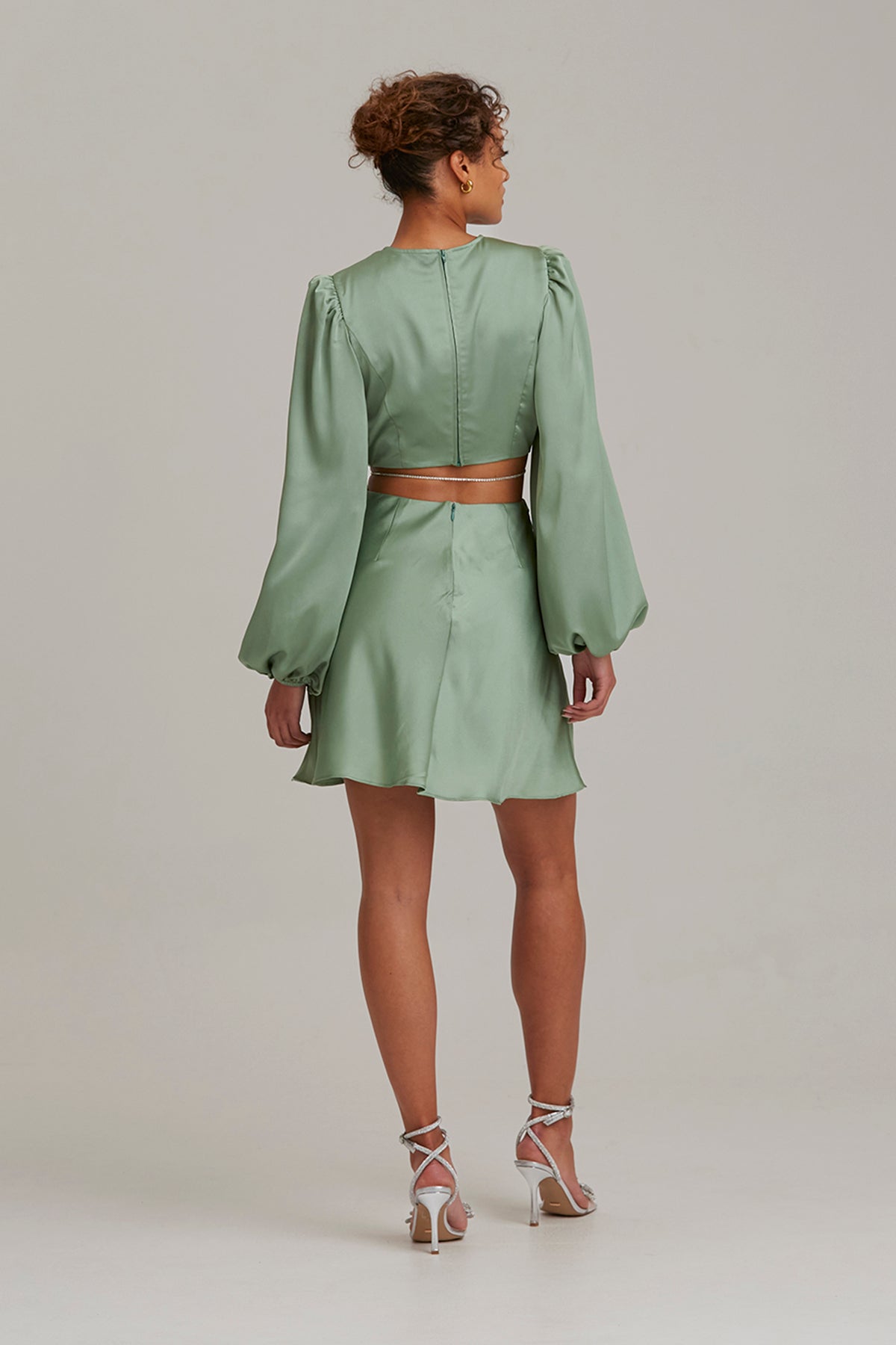 Keepsake - Momento LS Mini Dress - Jade