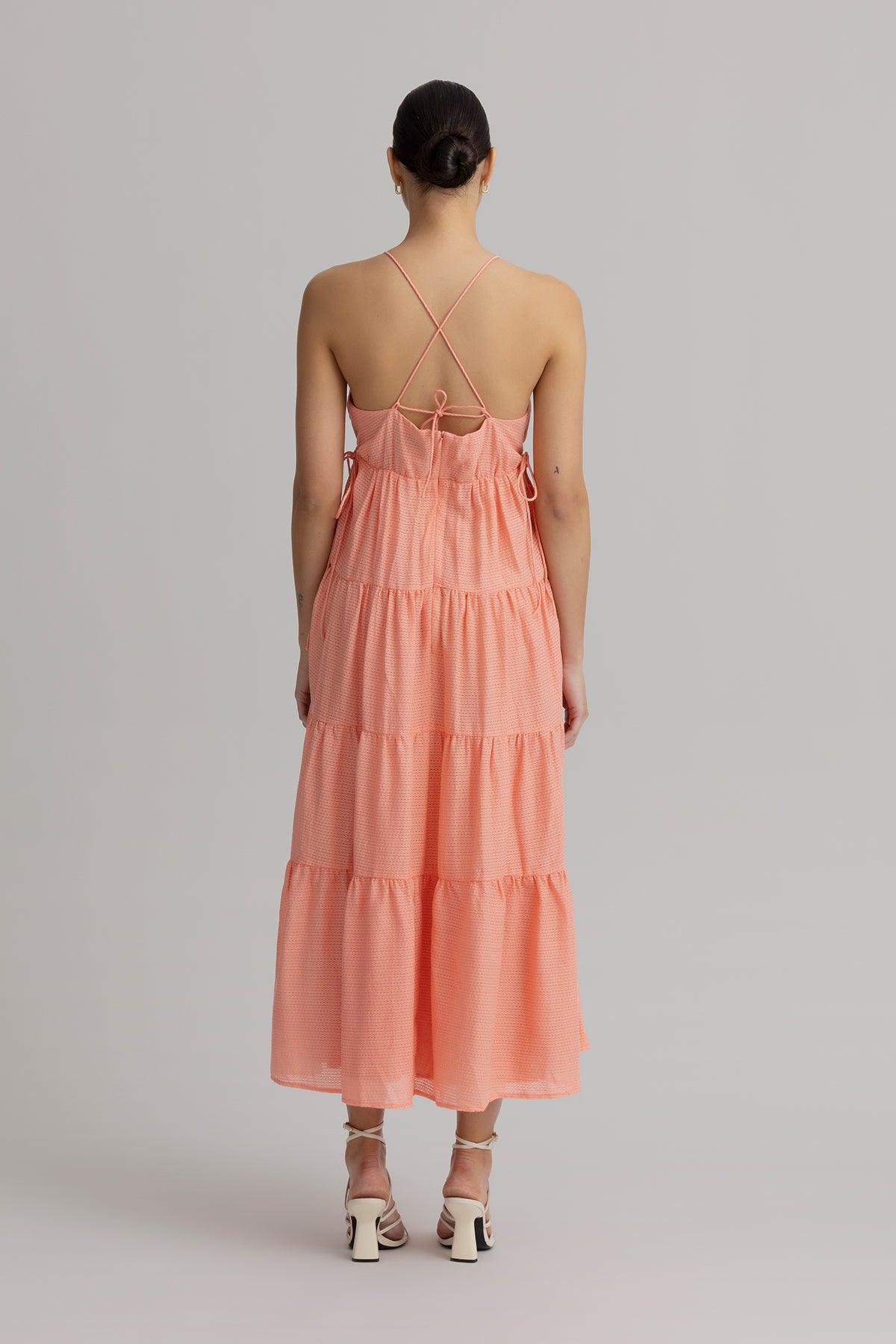 Finders - Georgia Midi Dress - Coral