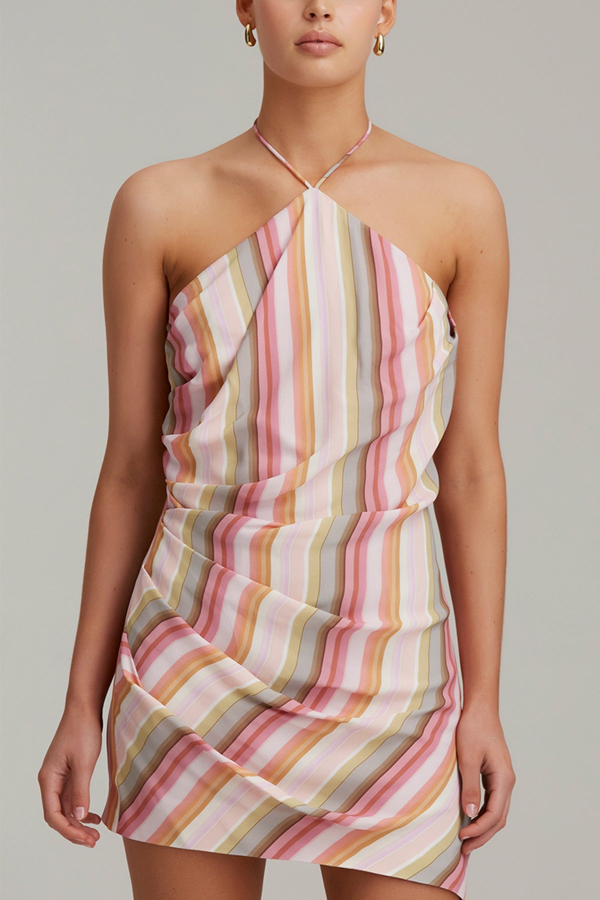 C/MEO Collective - Sincerely Mini Dress - Soft Stripe