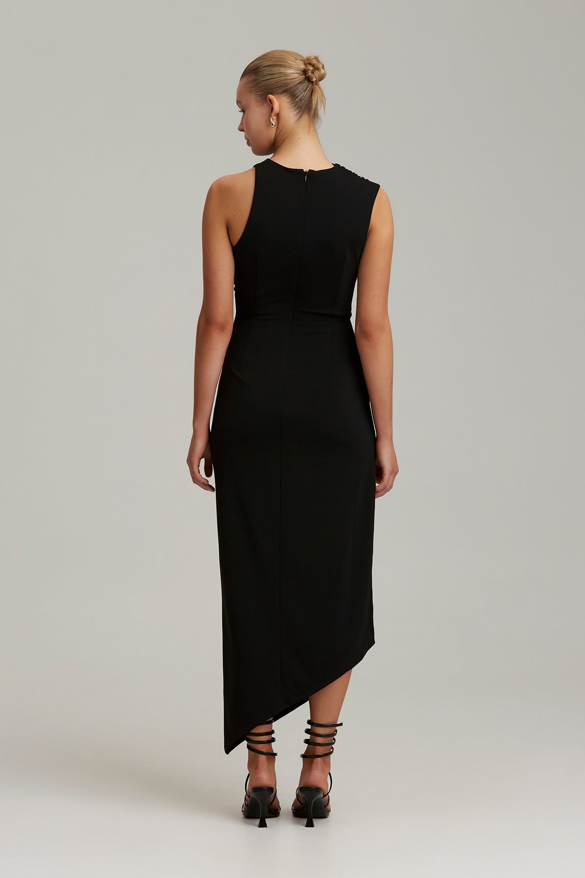 C MEO Collective Entropy Dress Black BNKR