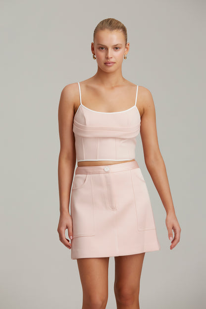 C/MEO Collective - Captivate Skirt - Blush