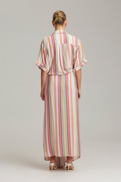 C/MEO Collective - Sincerely Skirt - Soft Stripe
