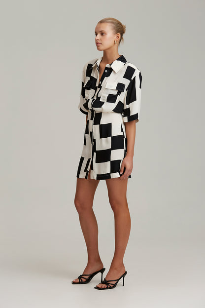 C/MEO Collective - Emergent Mini Dress - Interlude Print