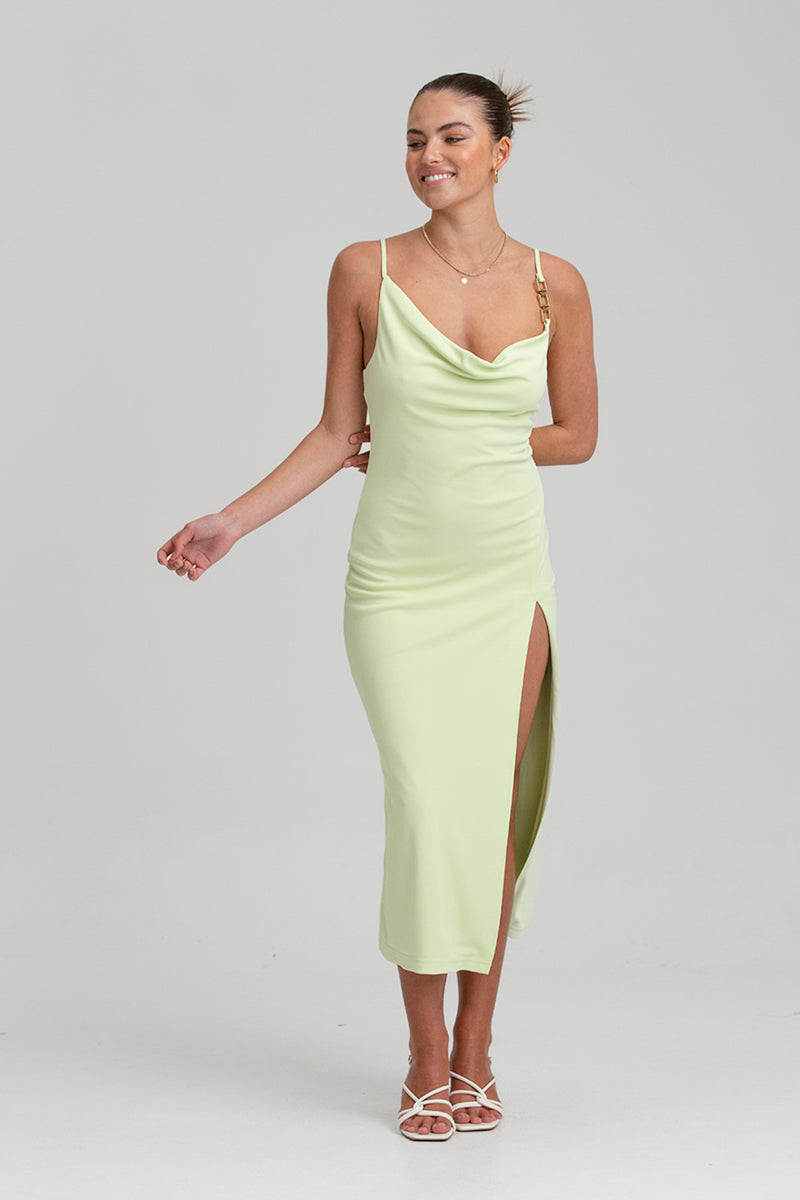 Finders - Lena Midi Dress - Citron