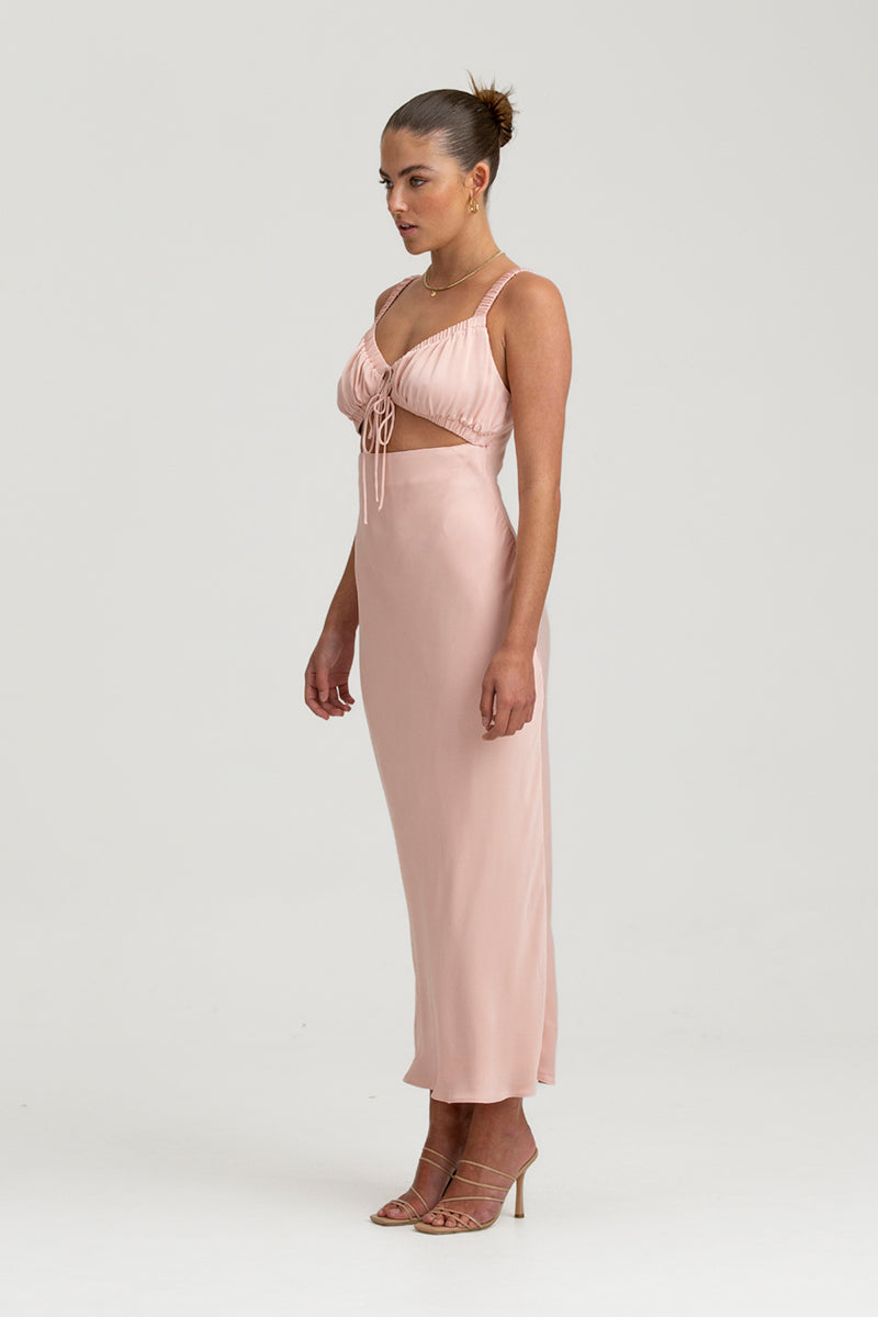 Finders - Carlotta Midi Dress - Baby Pink