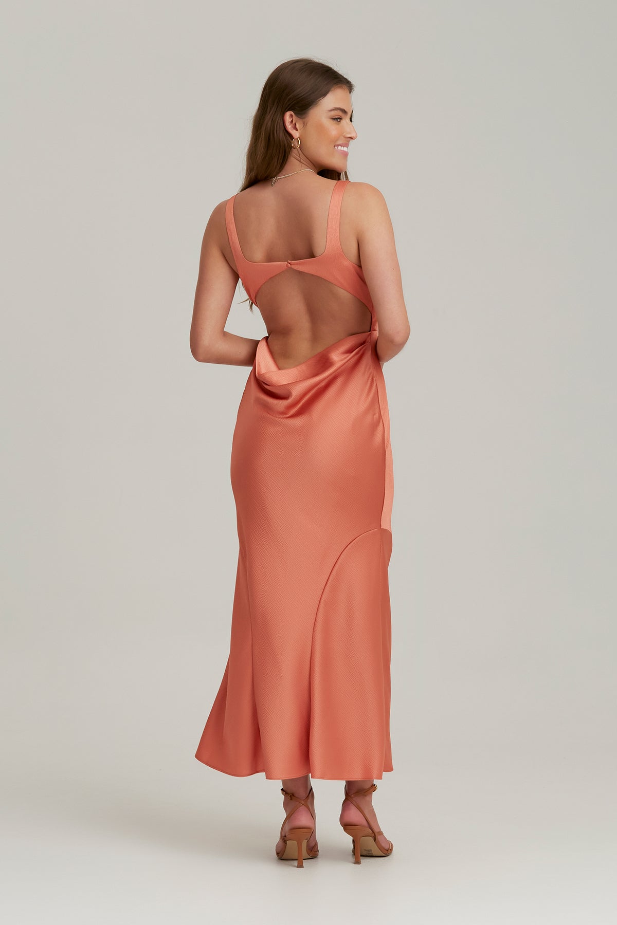 Finders - Brigita Midi Dress - Terracotta