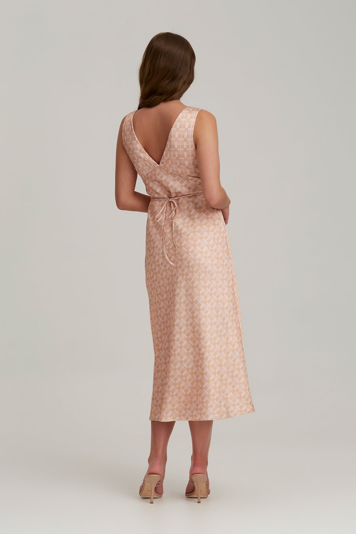 Finders - Luella Midi Dress - Blush Tile