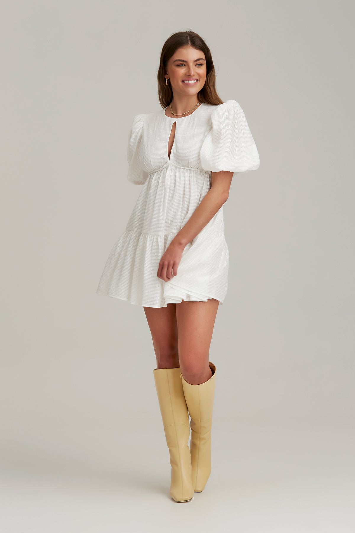Finders - Georgia Mini Dress - White