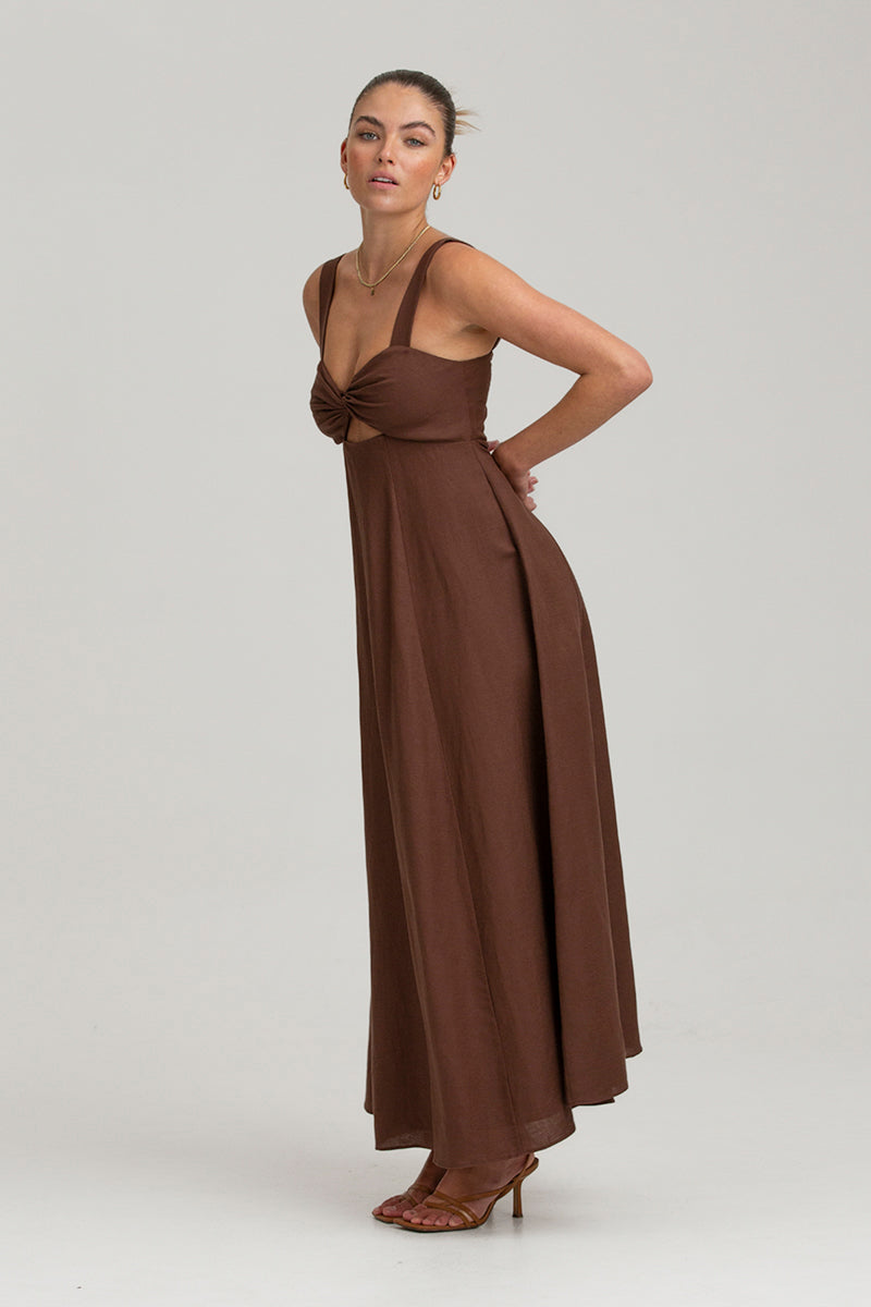 Finders - Mavis Maxi Dress - Cappuccino