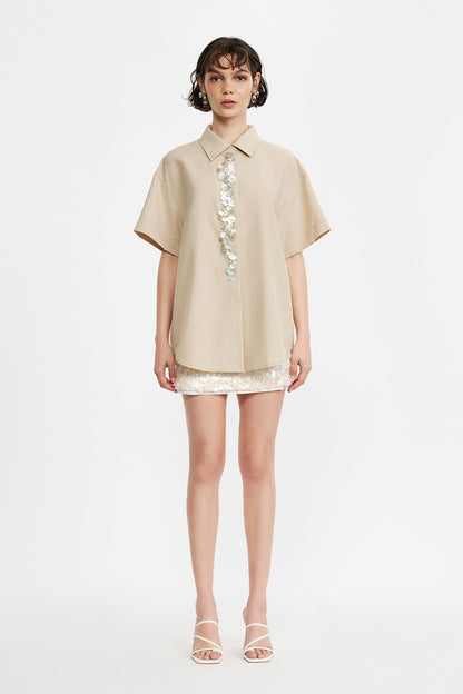 C/MEO Collective - IN THE MOMENT SHIRT - SAND