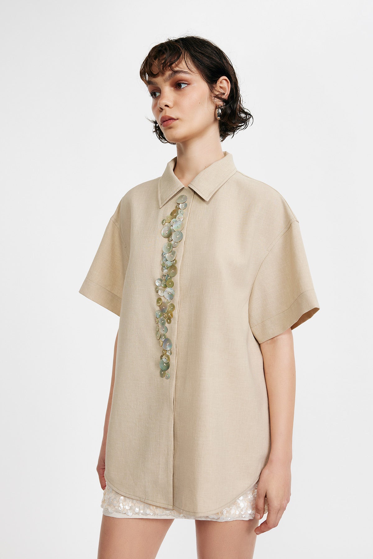 C/MEO Collective - IN THE MOMENT SHIRT - SAND