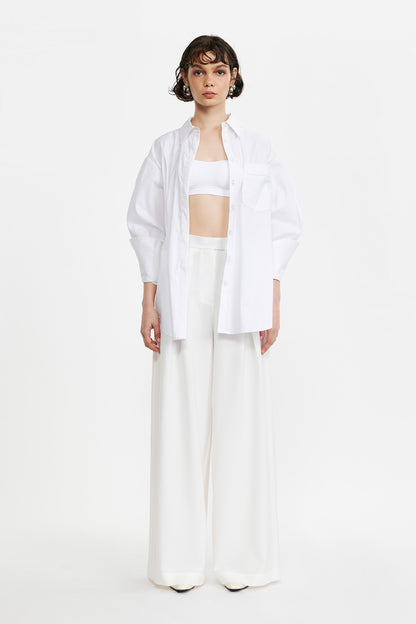 C/MEO Collective -  SPLIT DECISION PANT - WHITE