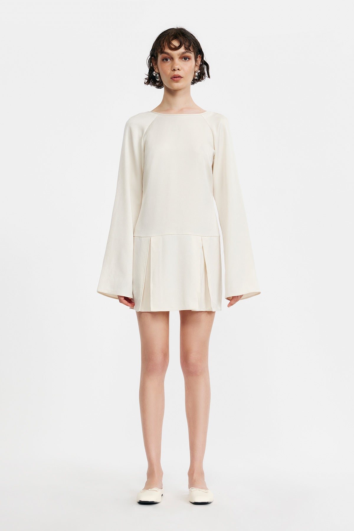 C/MEO Collective -  COLLIDE MINI DRESS - Cream