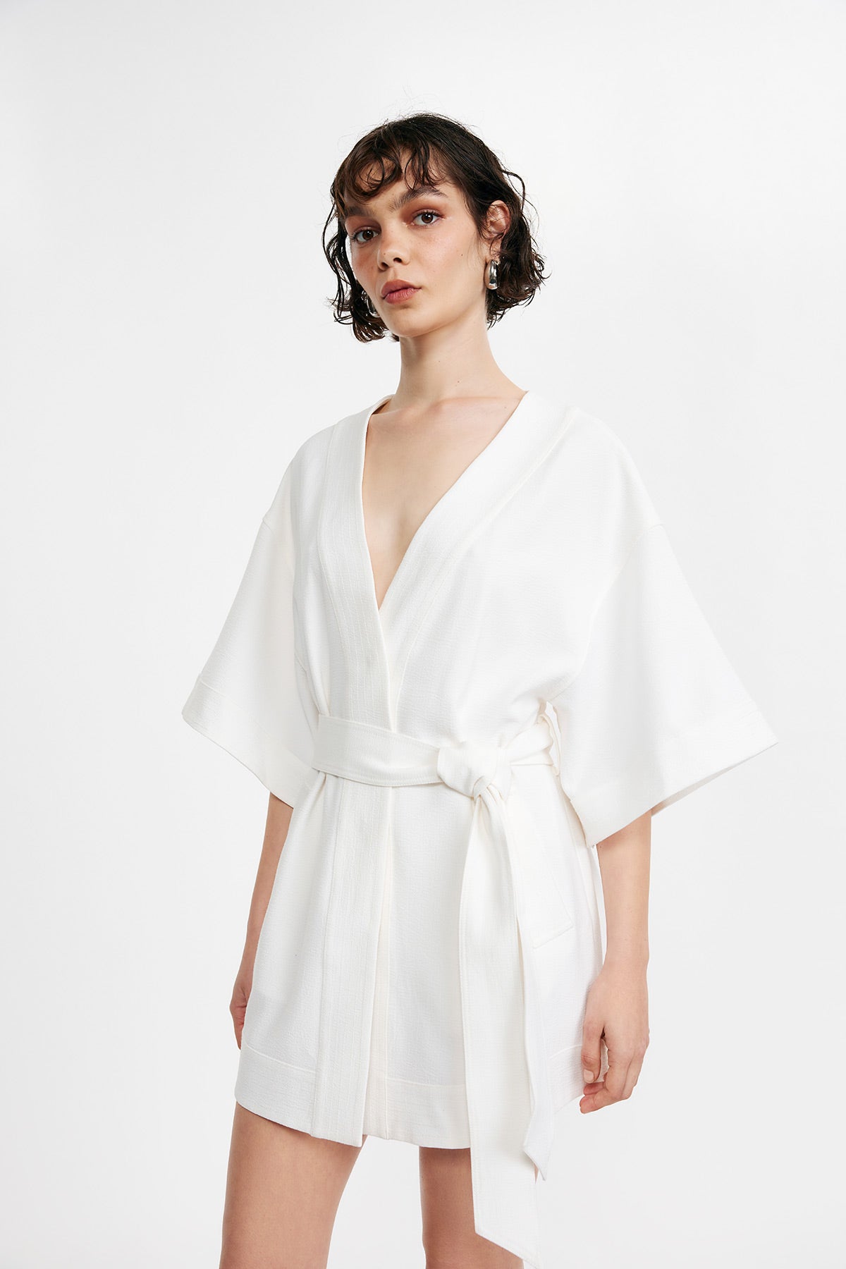 C/MEO Collective - ON MY MIND DRESS - WHITE