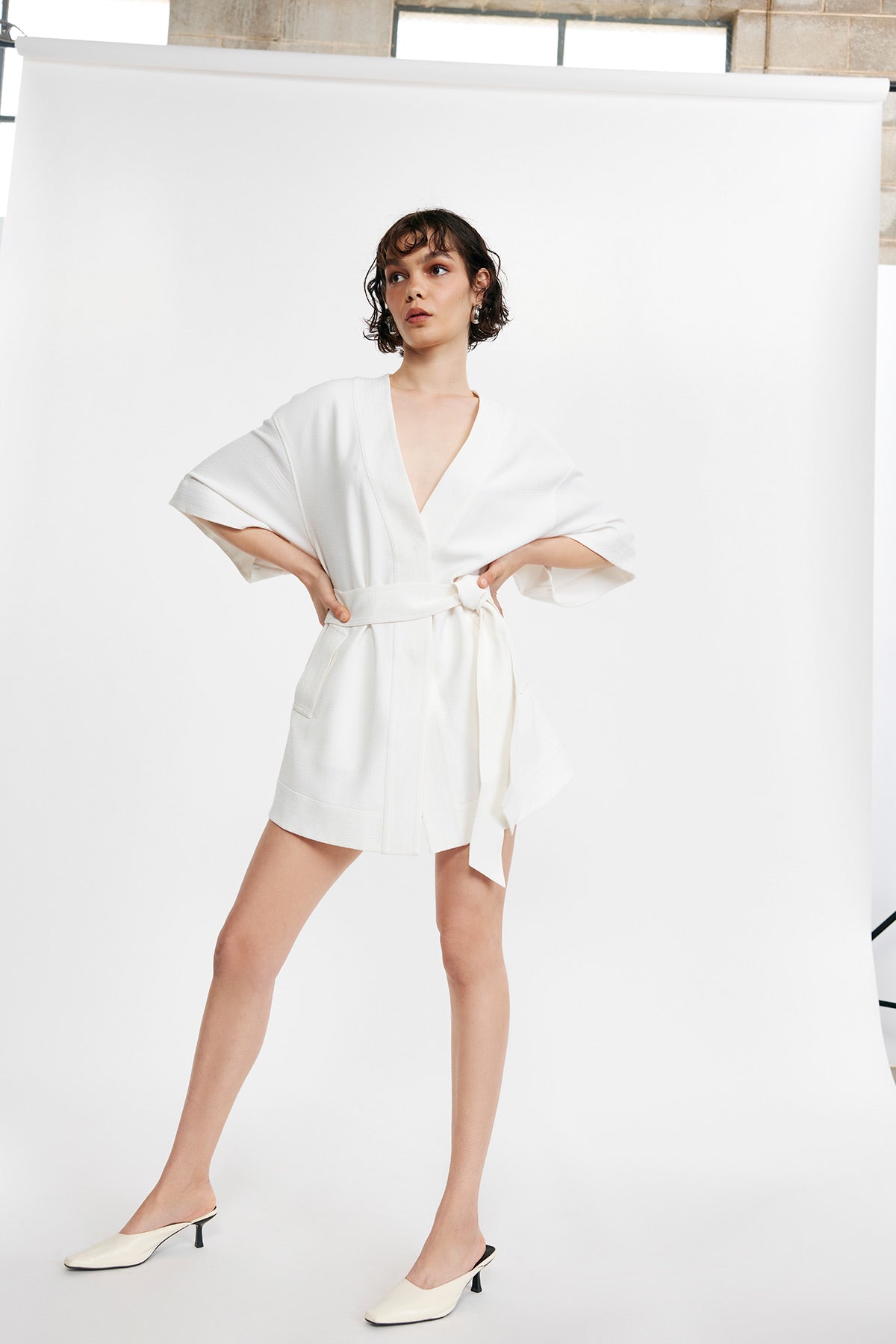 C/MEO Collective - ON MY MIND DRESS - WHITE