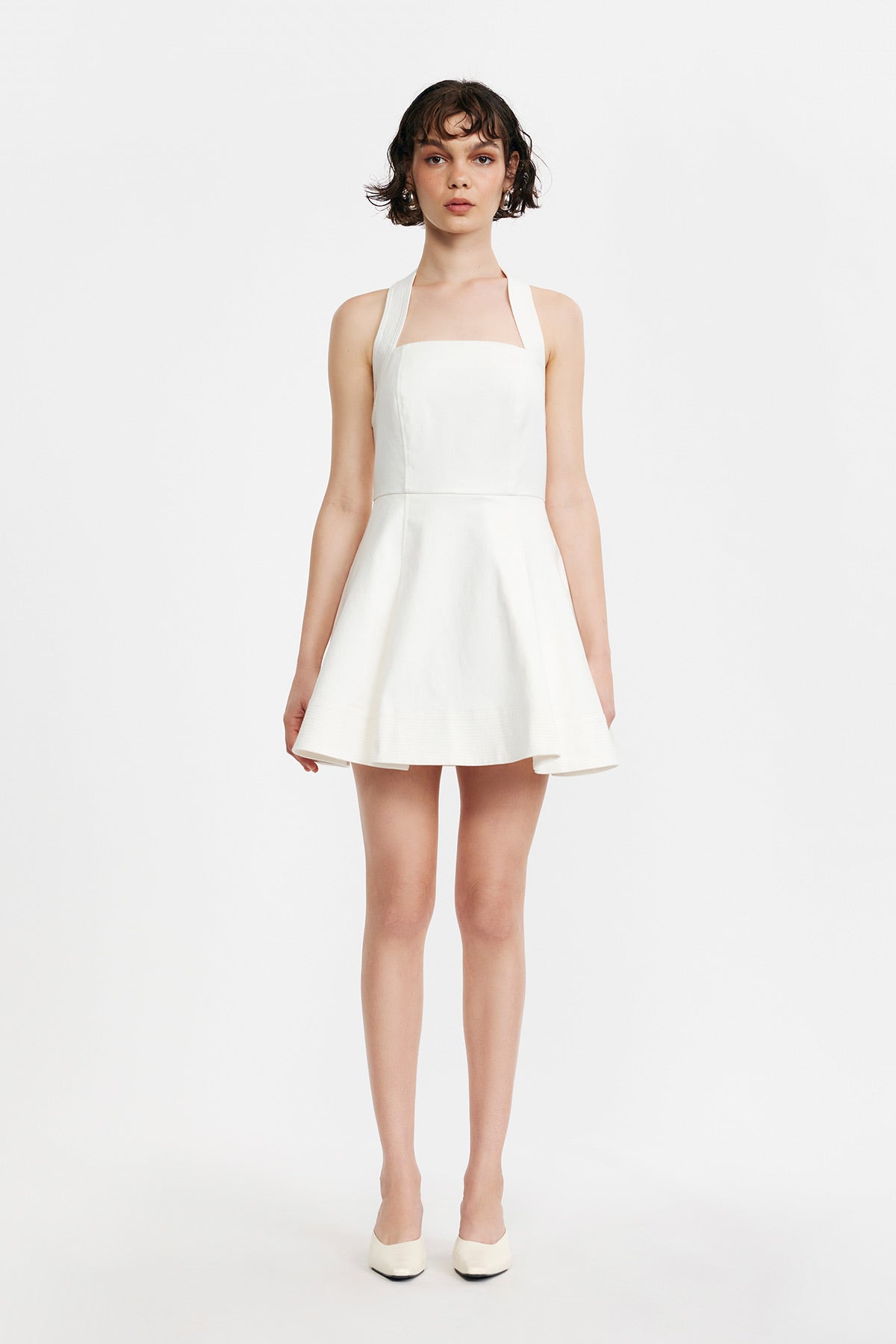 C/MEO Collective - ON MY MIND MINI DRESS - WHITE