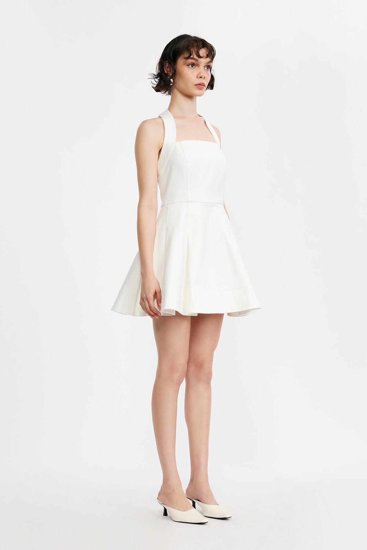 C/MEO Collective - ON MY MIND MINI DRESS - WHITE