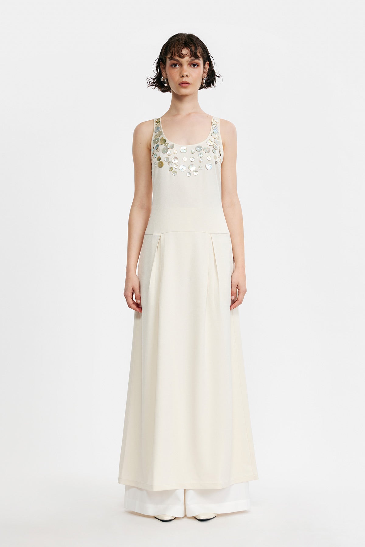 C/MEO Collective - IN THE MOMENT MAXI DRESS - CREAM