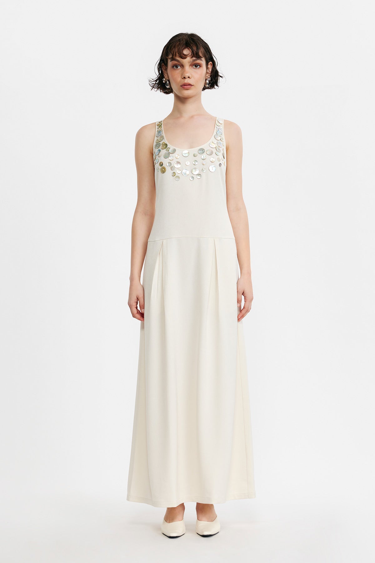 C/MEO Collective - IN THE MOMENT MAXI DRESS - CREAM