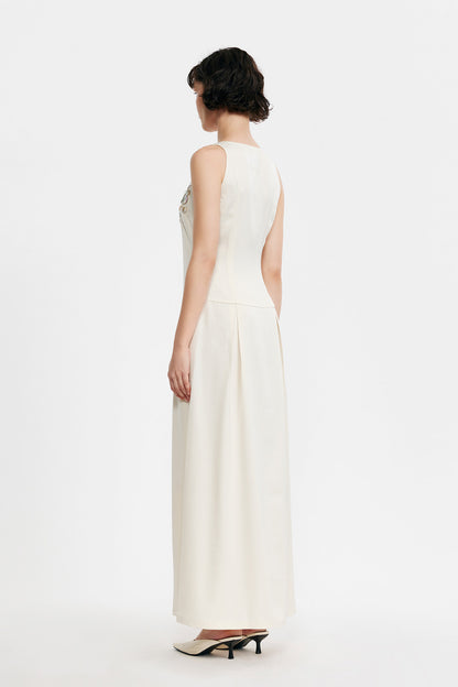 C/MEO Collective - IN THE MOMENT MAXI DRESS - CREAM