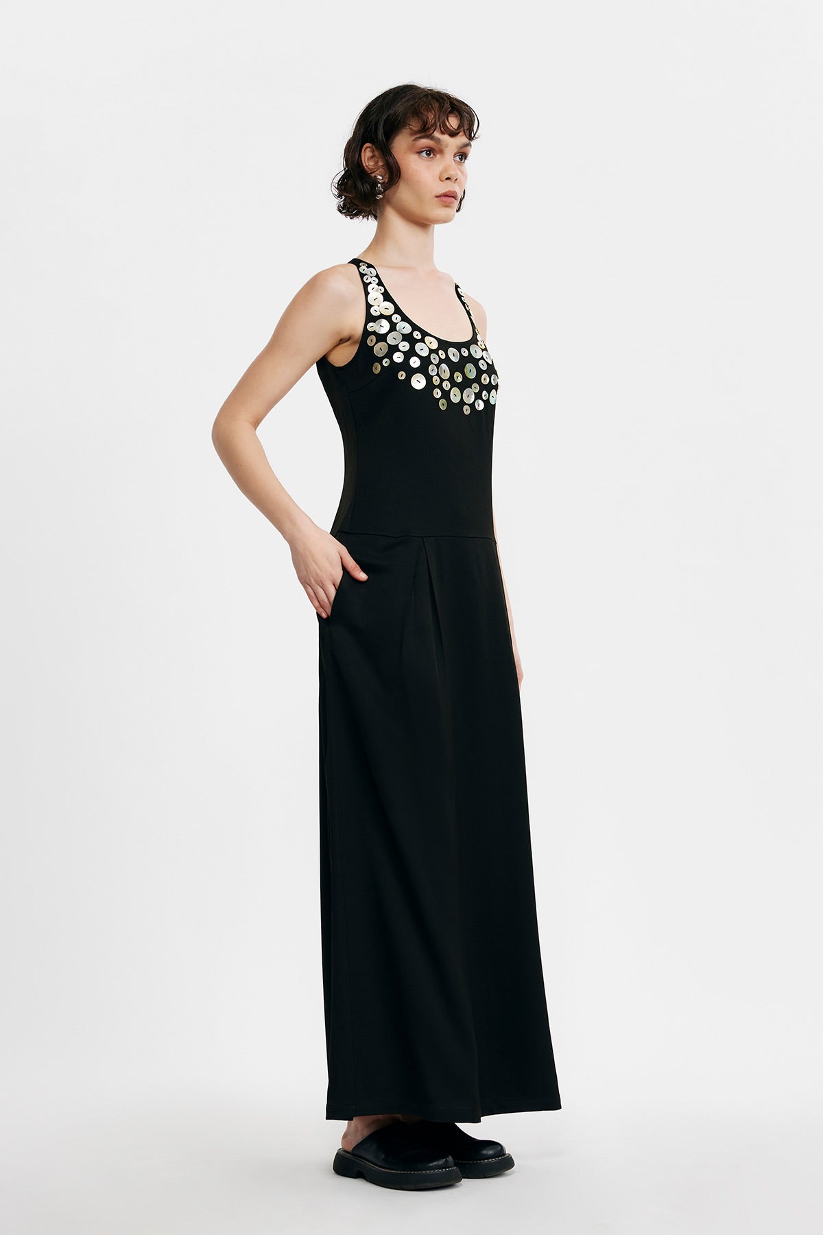 C/MEO Collective - IN THE MOMENT MAXI DRESS - BLACK