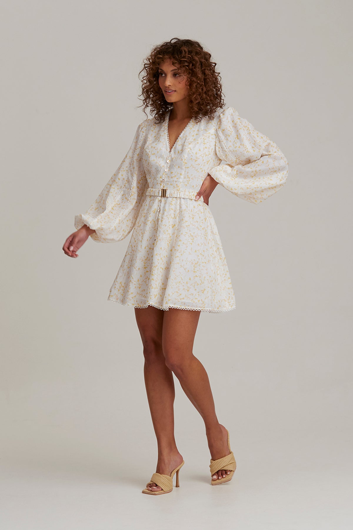 Keepsake - Lunar Mini Dress - Butter Ditsy Floral