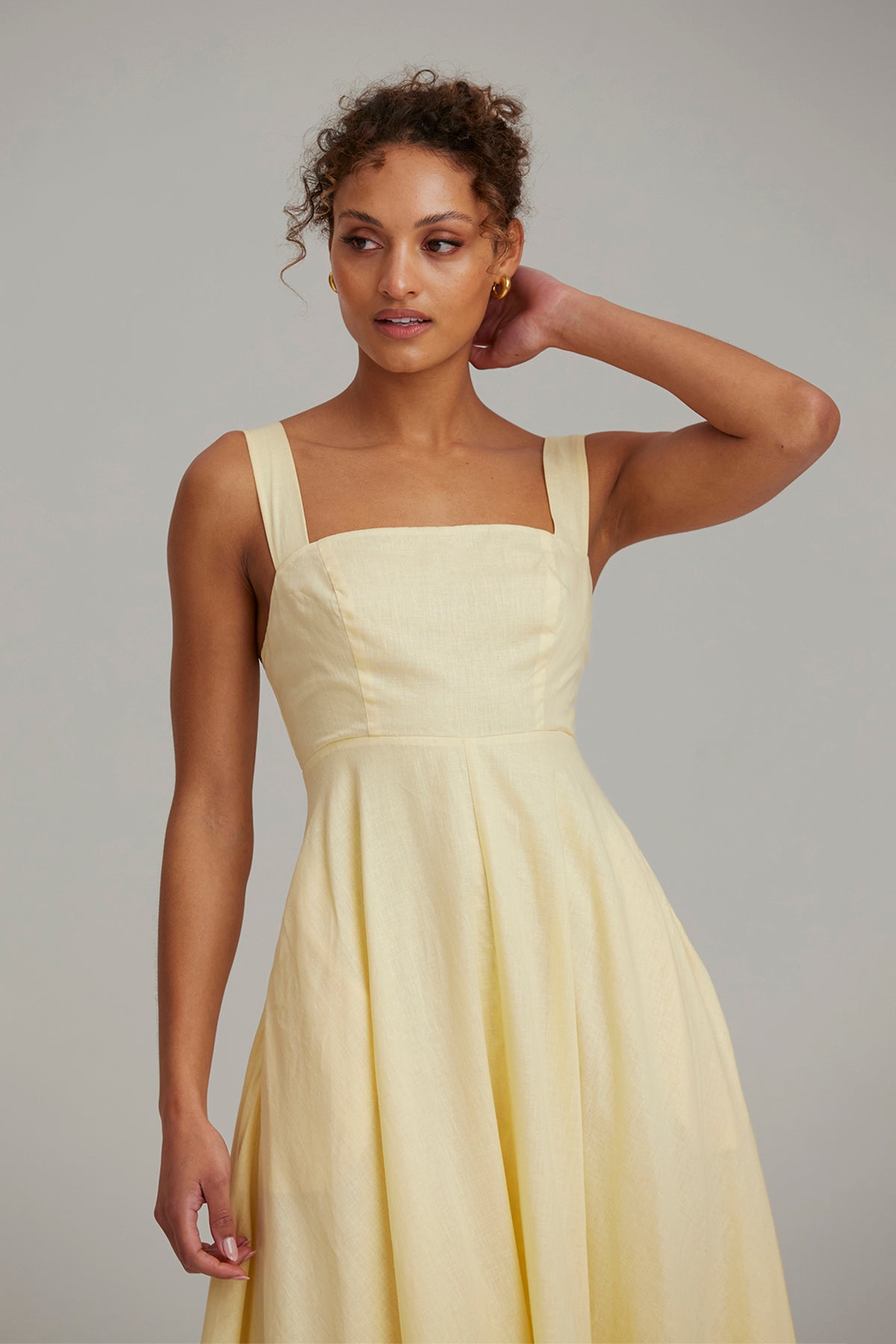 Keepsake Frutta Midi Dress Butter Cream BNKR