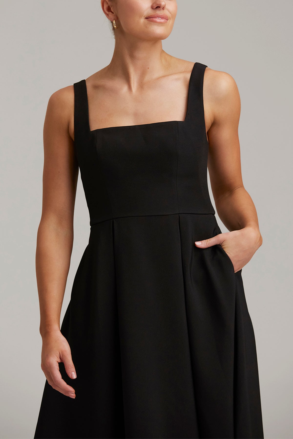 Keepsake - Adored Midi Dress - Black