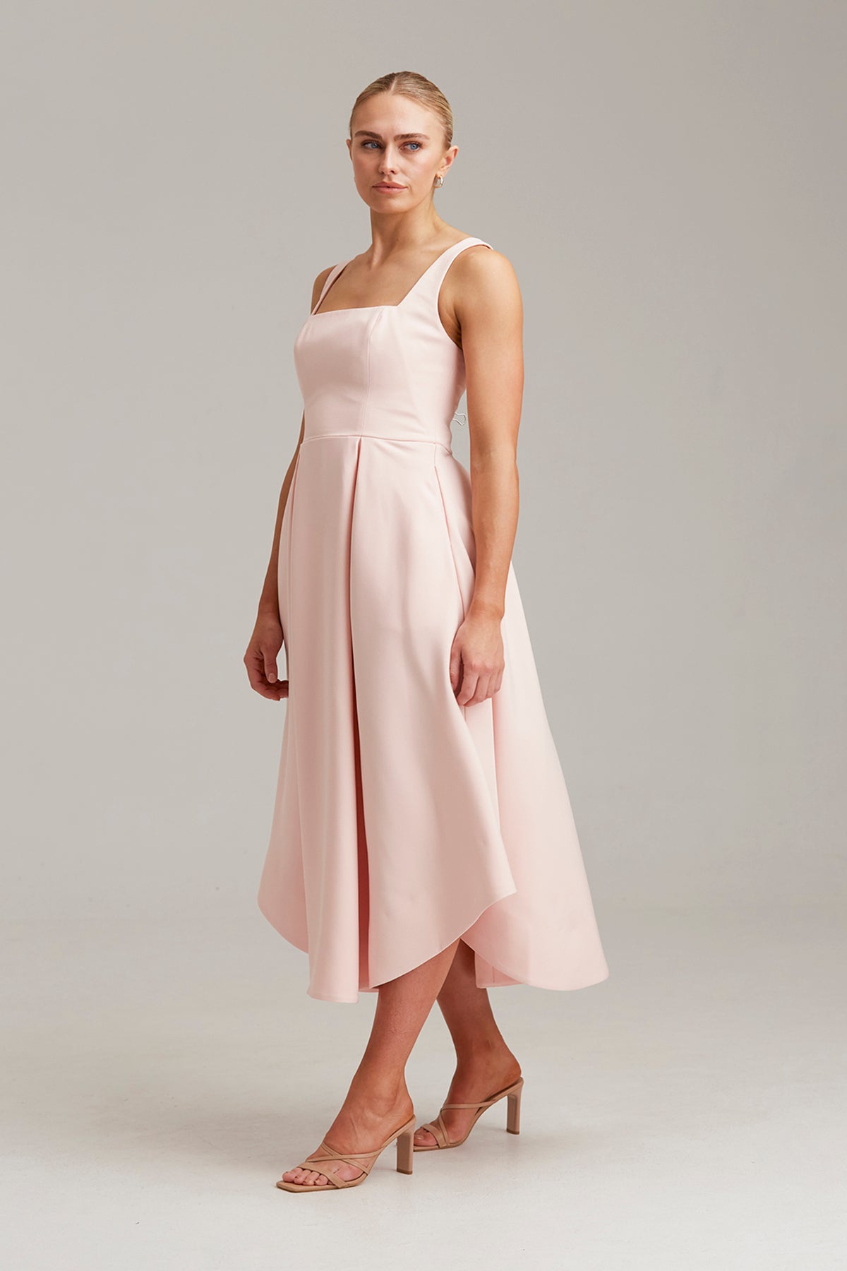 Keepsake - Adored Midi Dress - Soft Blush
