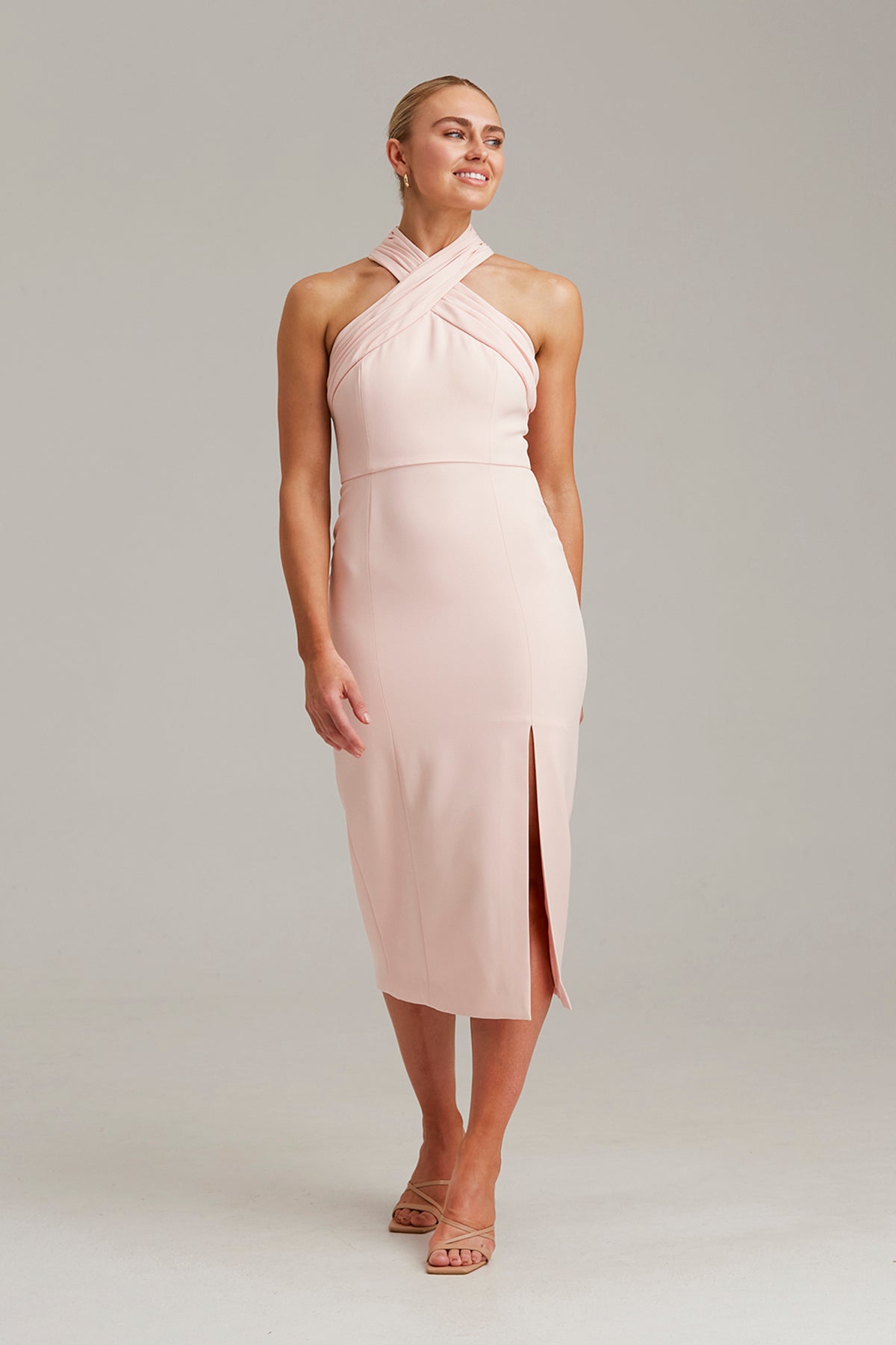 Keepsake - Mila Midi Dress - Soft Blush