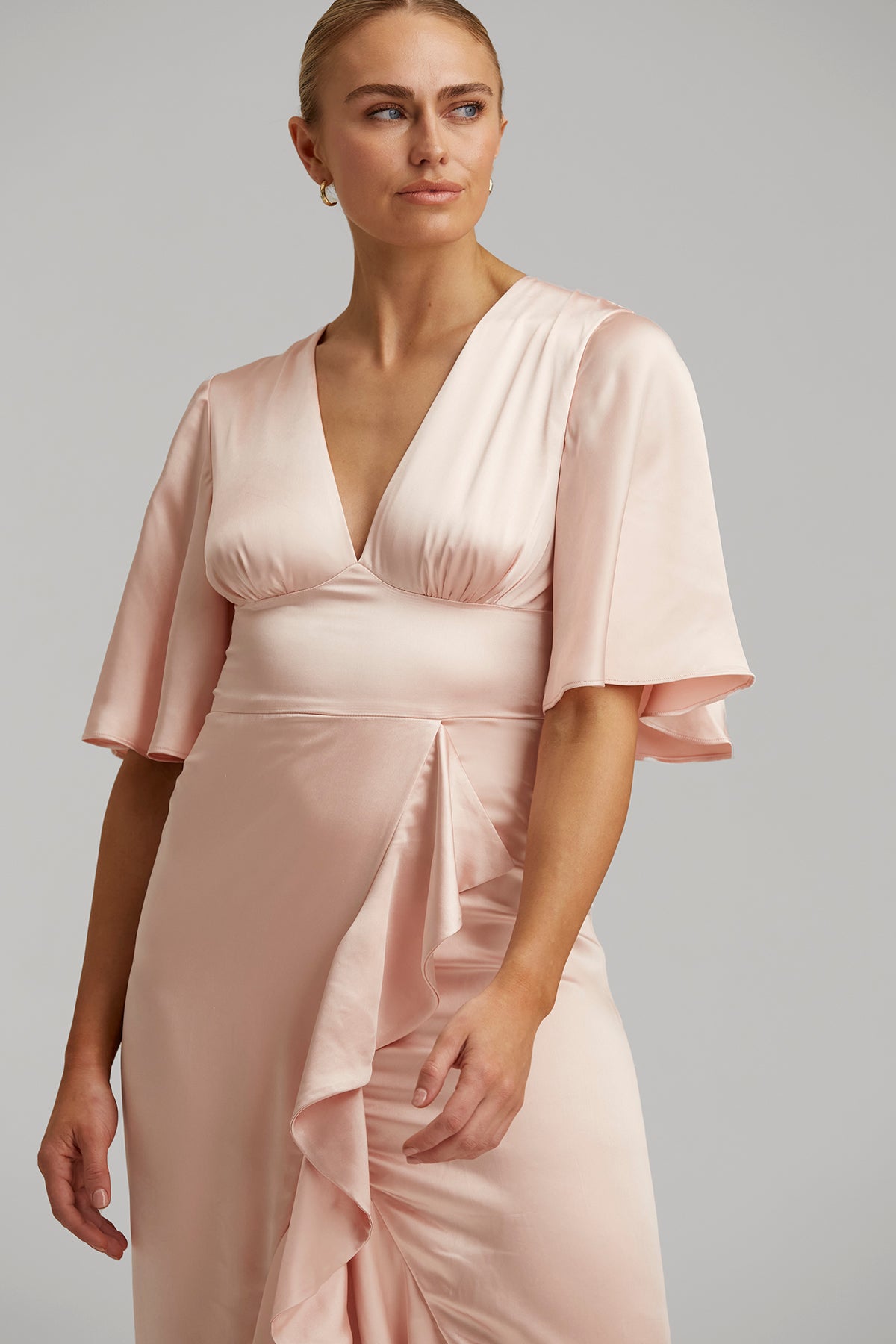 Keepsake Eternal Midi Dress Soft Blush Fashion Bunker