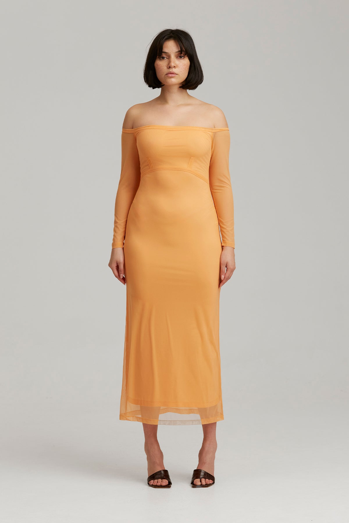 The Fifth Label - Hibiscus LS Dress - Papaya