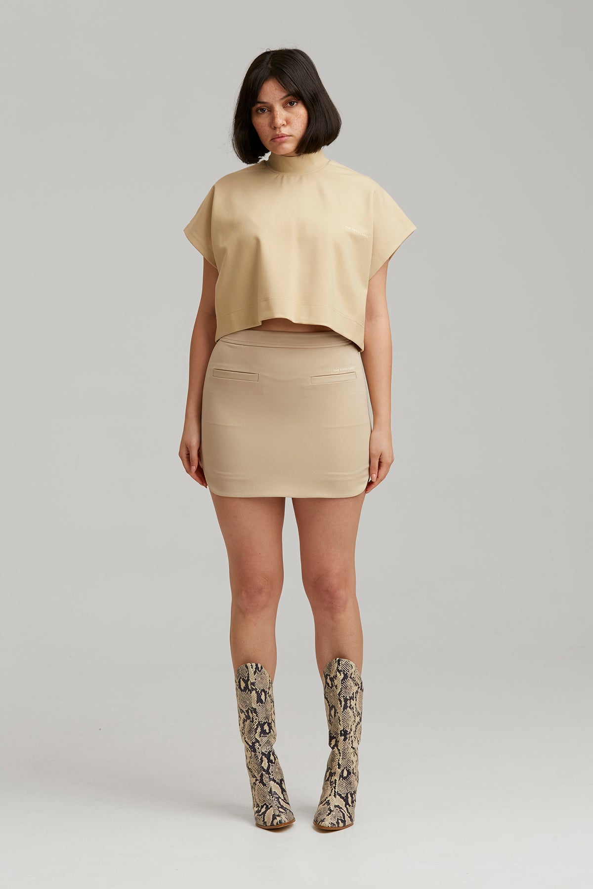 The Fifth Label - Block Skirt - Tan