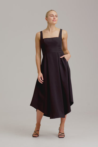 Keepsake - Adored Midi Dress - Black