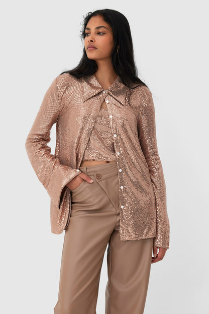 C/MEO Collective - After Dark Shirt - Rose Gold