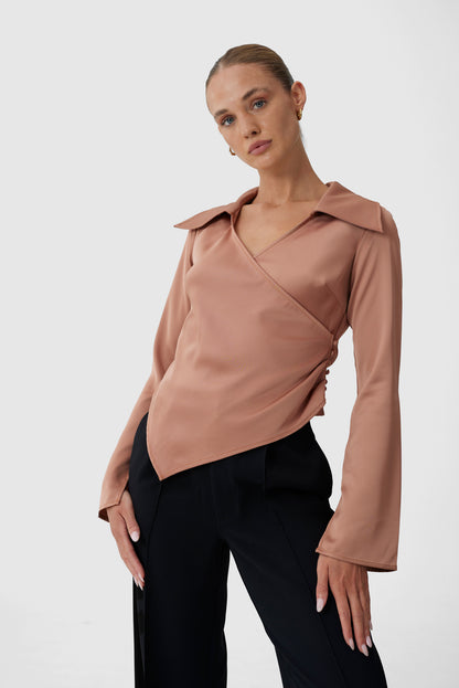 C/MEO Collective - Be Honest Top - Brown