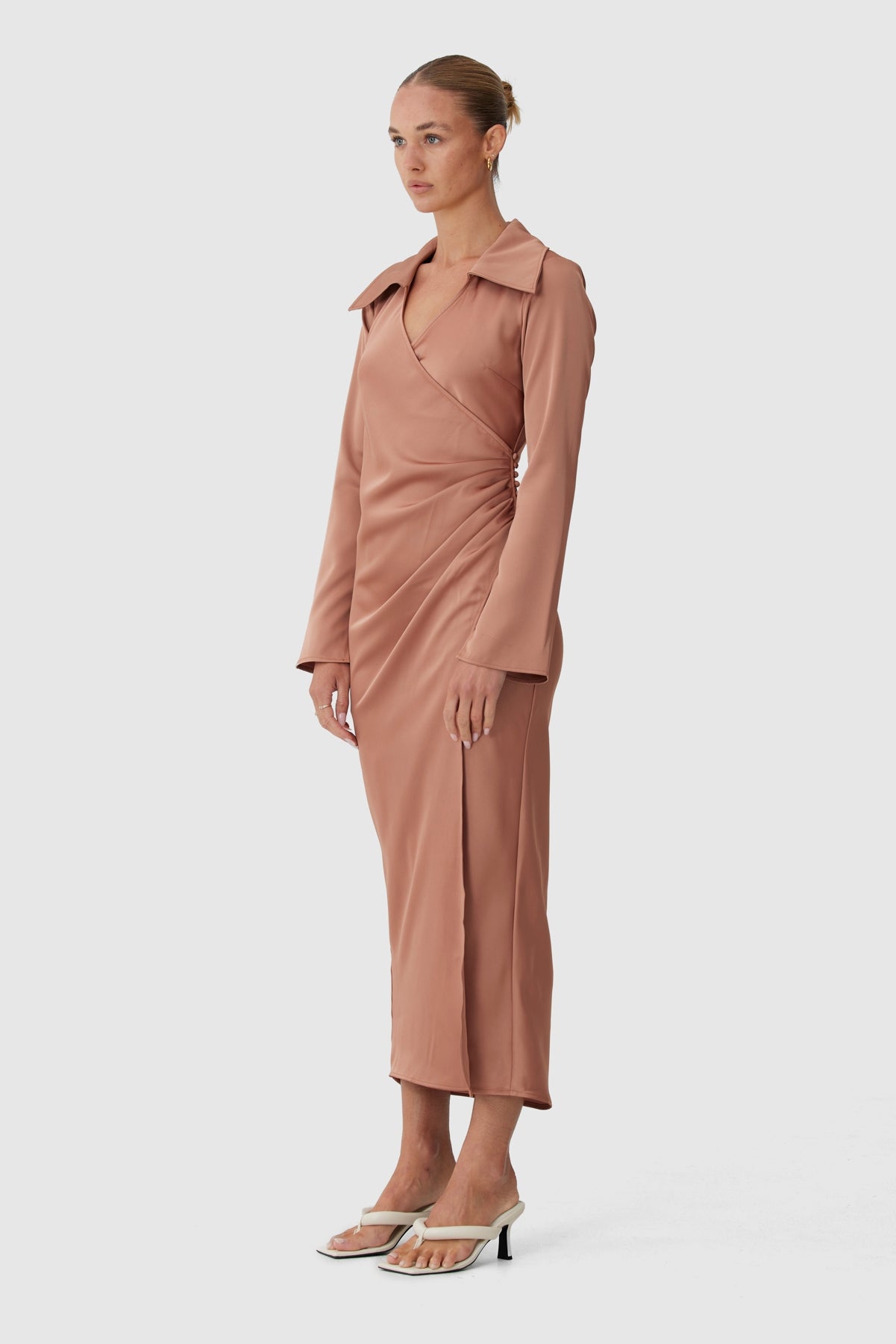 C/MEO Collective - Be Honest Dress - Brown