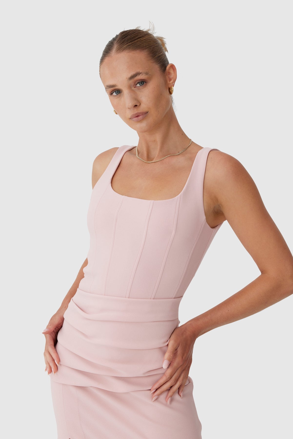 Finders - Addison Dress - Baby Pink