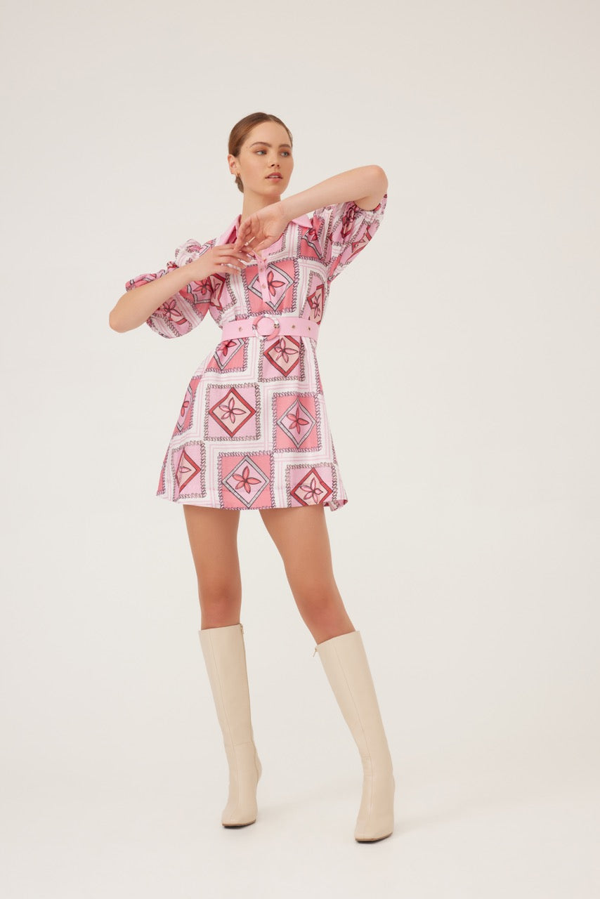 Keepsake - Vera Mini Dress - Candy Patchwork
