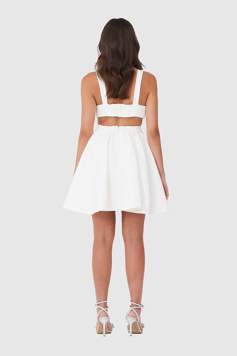 Keepsake - Sidney Mini Dress - Porcelain – Fashion Bunker